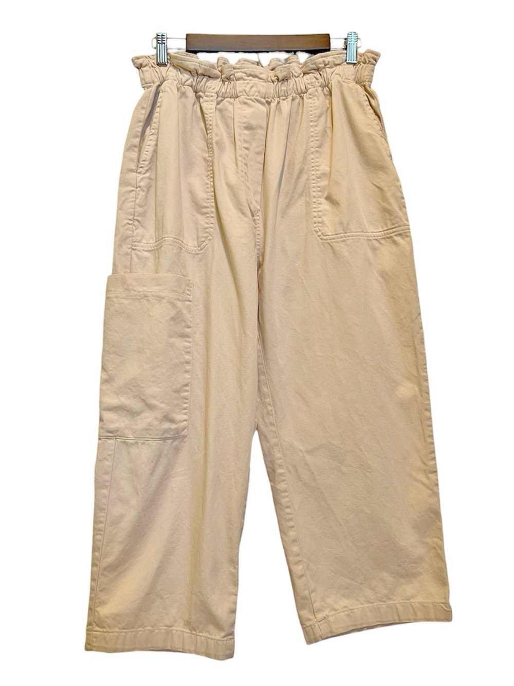 Anthropologie Utility Pants Paperbag Waist Medium Pink 100% Cotton OB1725442